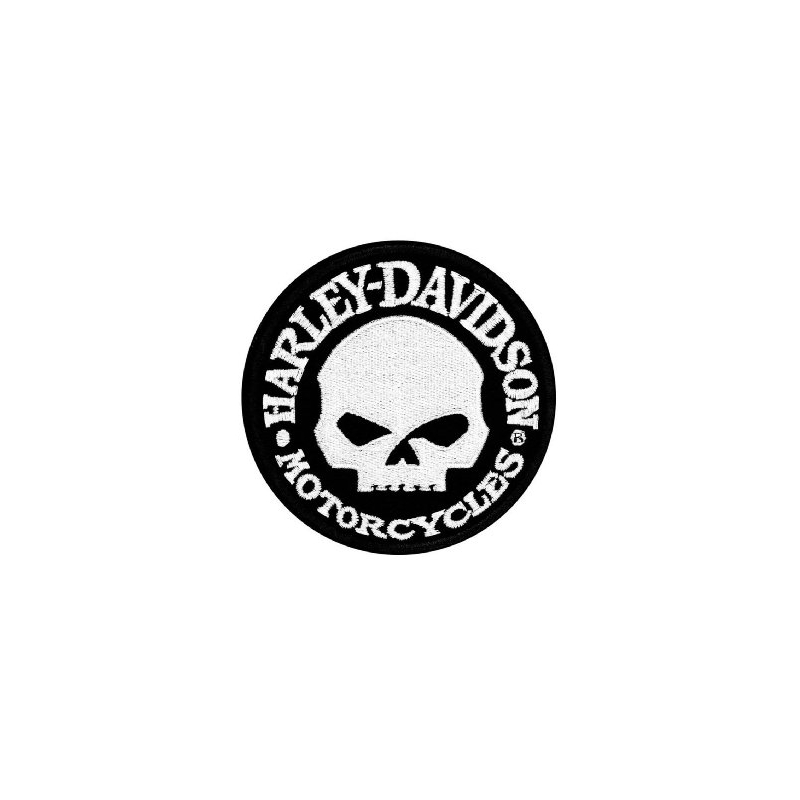 Aufnäher H-D Motorcycles weiß