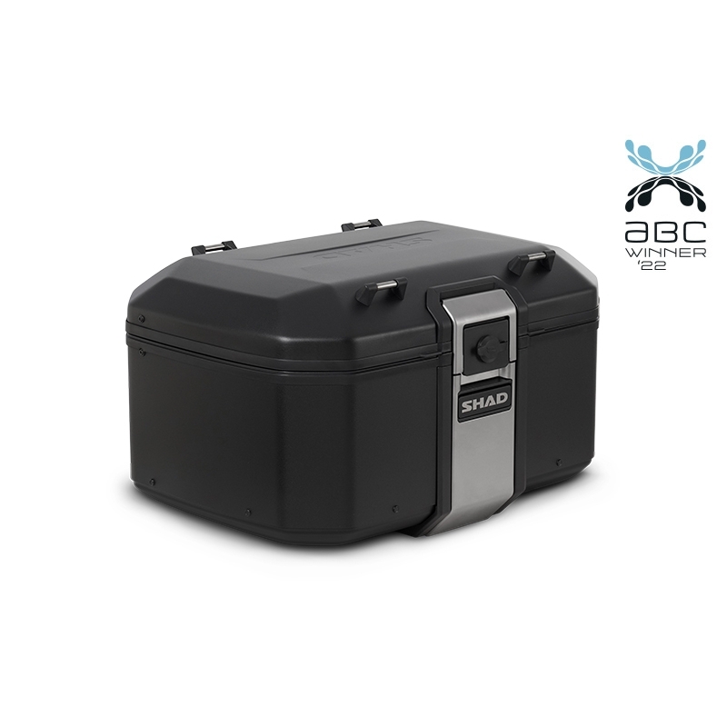 Complete set of SHAD TERRA TR40 adventure saddlebags and SHAD TERRA BLACK aluminium 55L topcase, including mounting kit SHAD YAMAHA MT-09 Tracer / Tracer 900