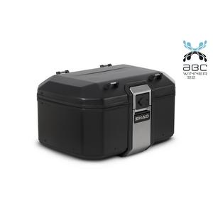 Complete set of SHAD TERRA TR40 adventure saddlebags and SHAD TERRA BLACK aluminium 55L topcase, including mounting kit SHAD Aprilia Tuareg 660