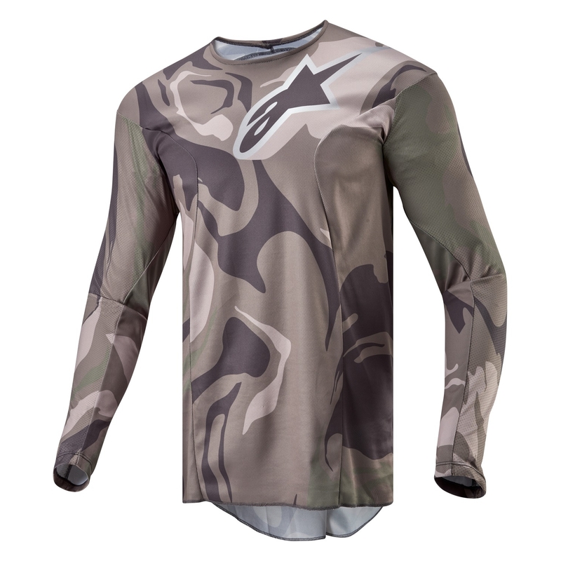 Alpinestars Racer Tactical Motocrosstrikot grün camo-braun