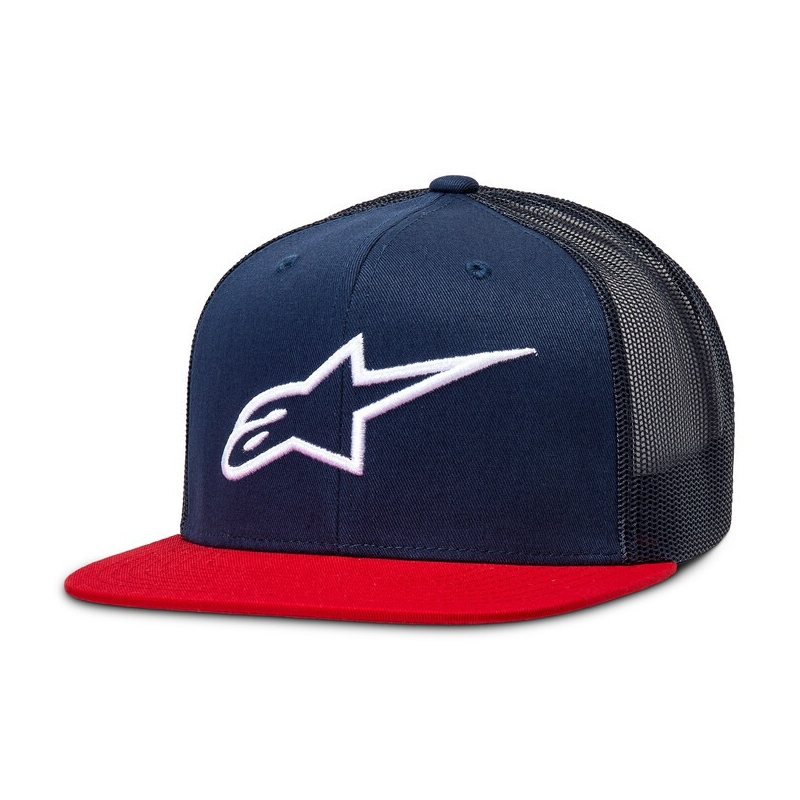 Alpinestars Corp Truckermütze blau-rot-schwarz-weiß