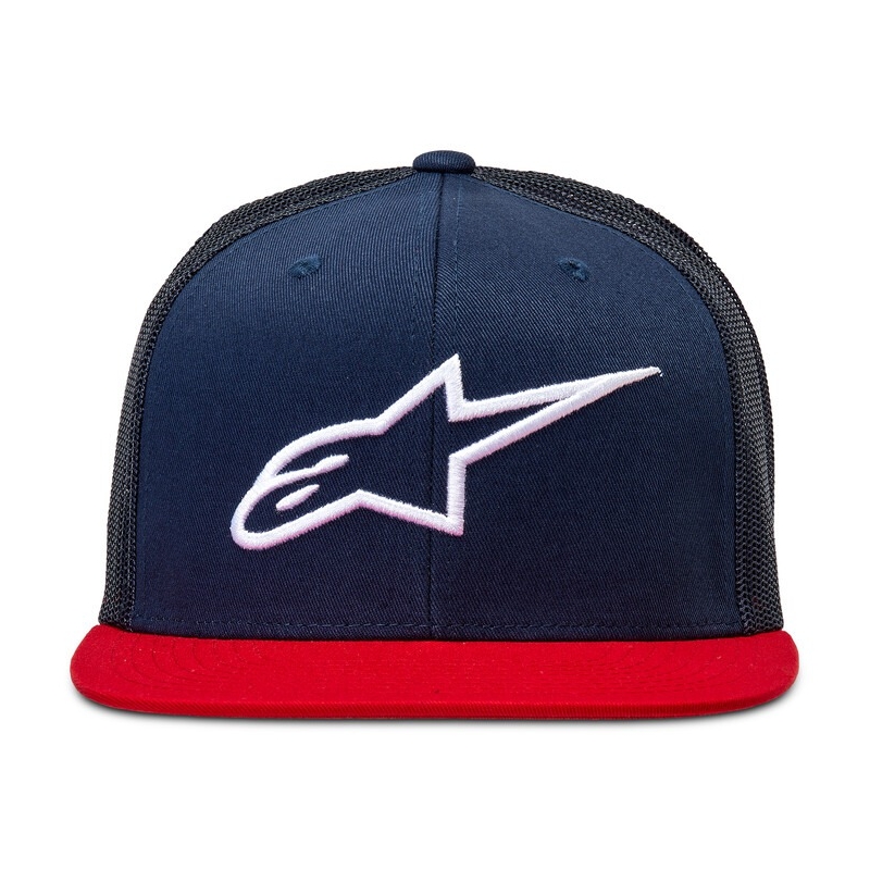 Alpinestars Corp Truckermütze blau-rot-schwarz-weiß