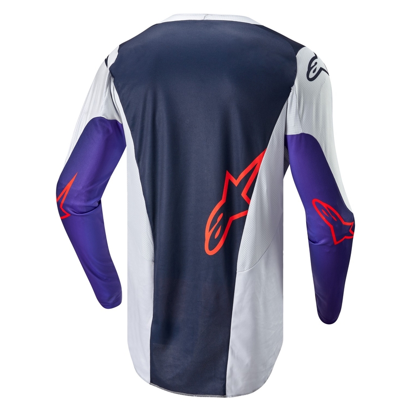 Alpinestars Racer Hoen Motocross Jersey grau-blau-orange