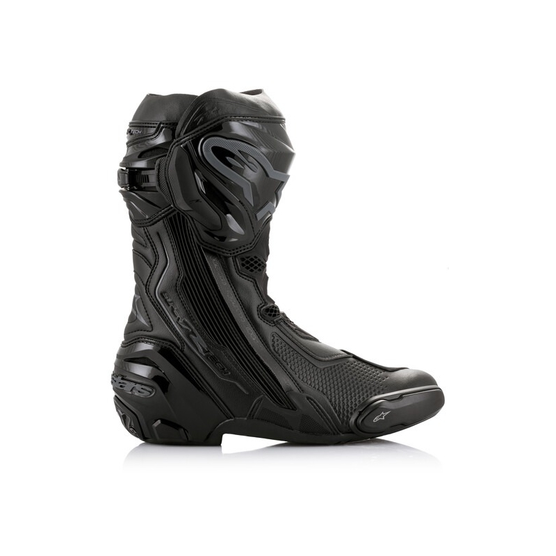 Motorradstiefel Alpinestars Supertech R Schwarz-Schwarz