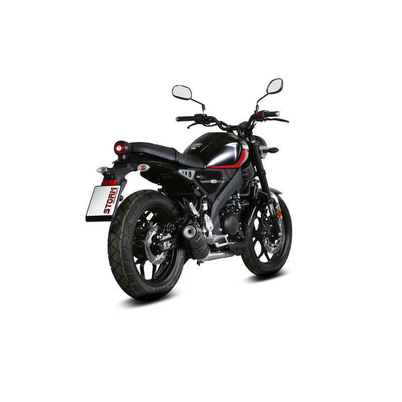 Auspuff komplett 1x1 STORM GP Black with carbon cap