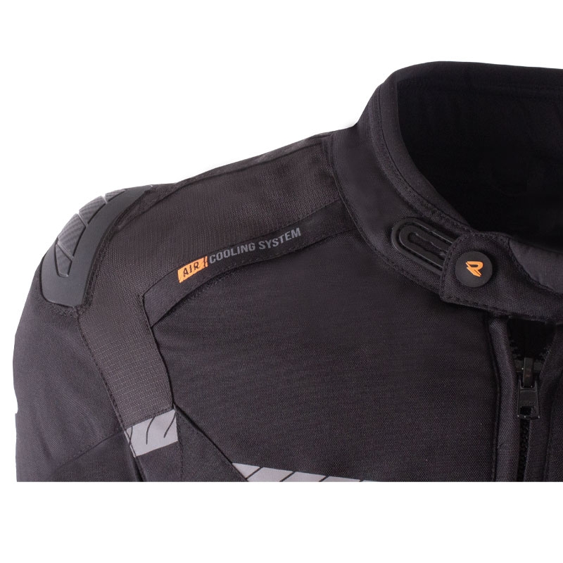 Street Racer Flex EVO Motorradjacke schwarz-orange