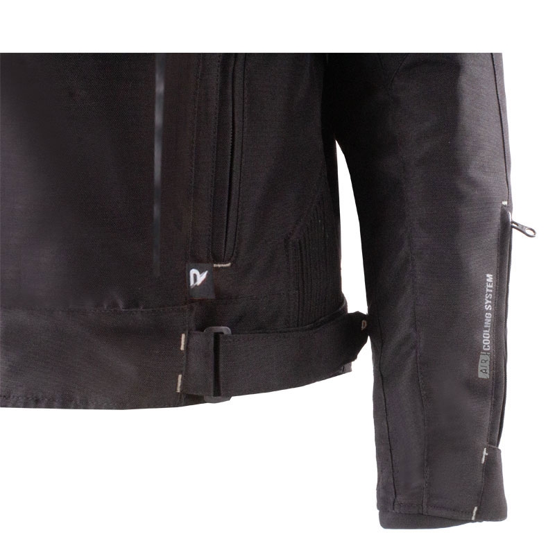 Street Racer Flex EVO Motorradjacke schwarz