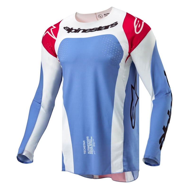 Alpinestars Techstar Ocuri Motocrosstrikot blau-weiß-rot