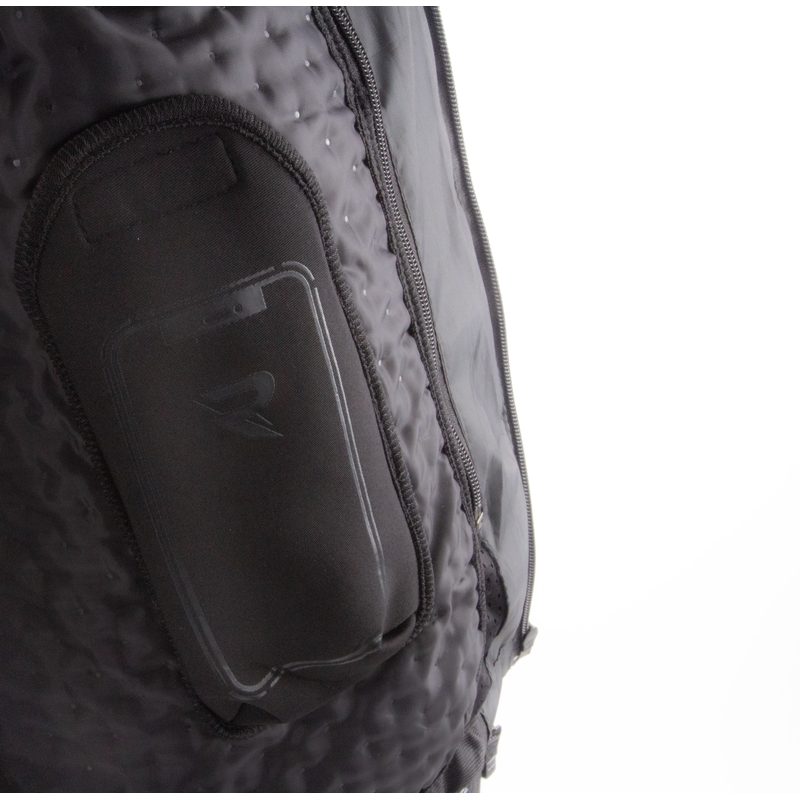 Motorradjacke Street Racer All Season Schwarz-Fluo Gelb