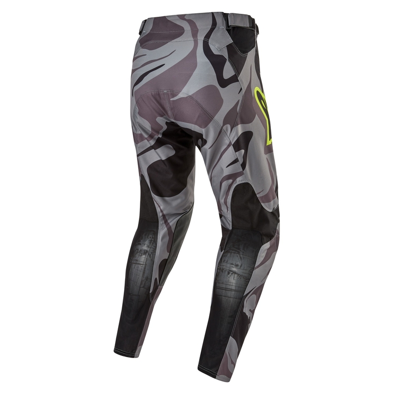Alpinestars Racer Tactical Motocrosshose grau camo-fluo gelb-schwarz