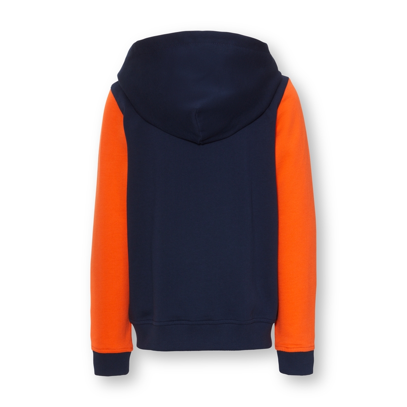 Kinder KTM Apex Zip-Hoodie blau-orange Ausverkauf