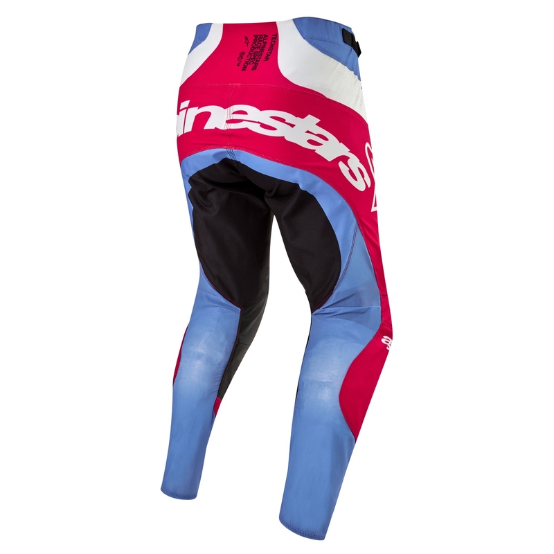 Alpinestars Techstar Ocuri 2024 Motocrosshose hellblau-weiß-rot