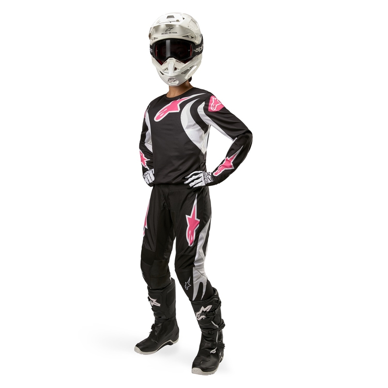 Alpinestars Stella Fluid Damen Motocrosshose schwarz-weiß