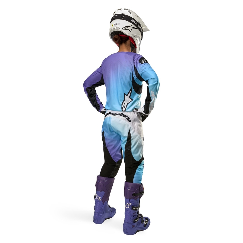 Alpinestars Stella Fluid 2024 Damen Motocross-Hose Weiß-Lila