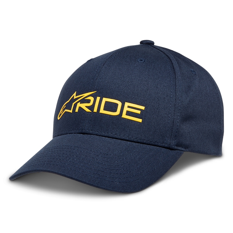 Alpinestars Ride 3.0 blau-goldene Kappe
