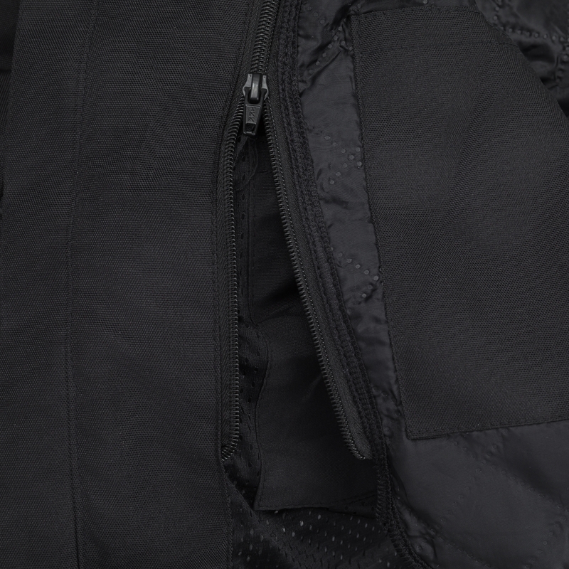 Motorradjacke RSA Rider schwarz-weiß-rot