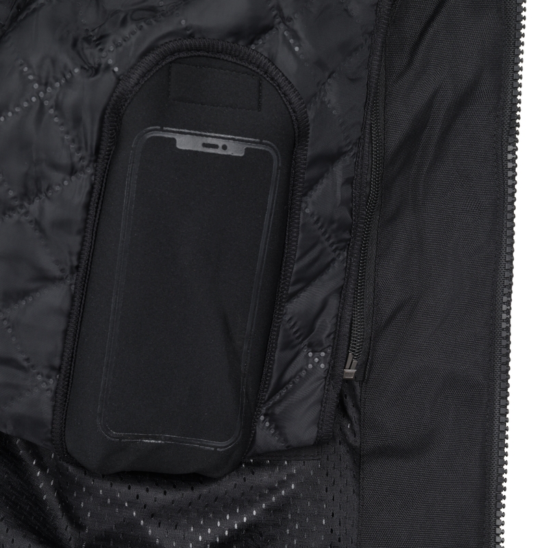 RSA Compact 2 Motorradjacke schwarz-grau-rot