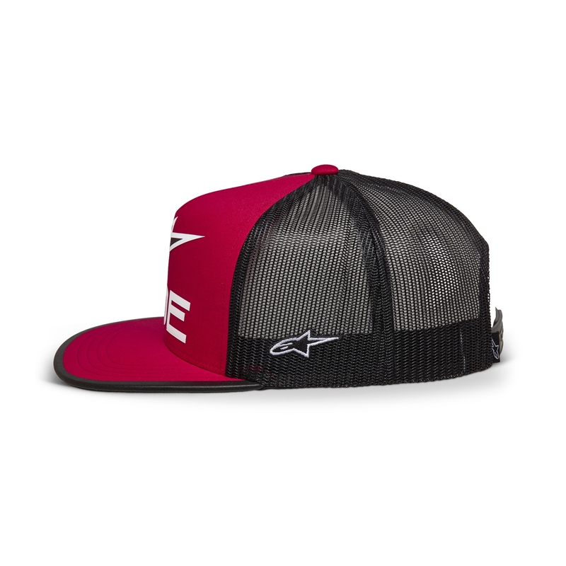 Alpinestars Ride 4.0 ER Kappe rot-schwarz-weiß