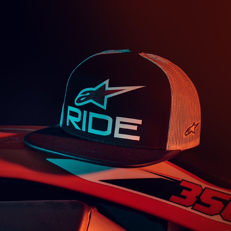 Alpinestars Ride 4.0 ER Kappe schwarz-weiß-rot