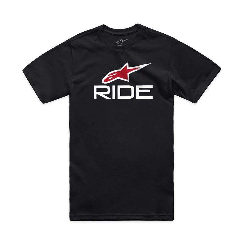 T-shirt Alpinestars Ride 4.0 CSF schwarz-weiß-rot