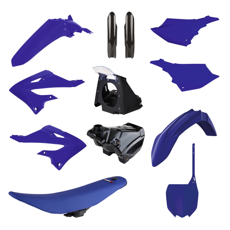 Satz Kunststoffteile POLISPORT restyling OEM color für YAMAHA YZ 125 2002-2021, YAMAHA YZ 250 2002-2021