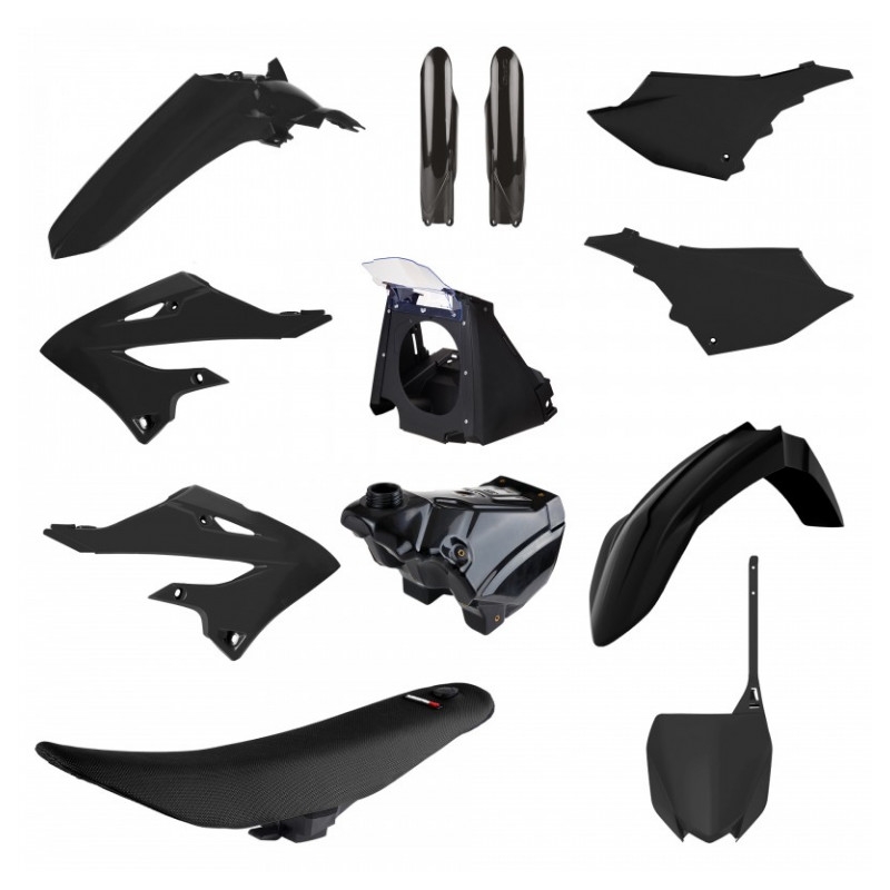 Satz Kunststoffteile POLISPORT restyling schwarz