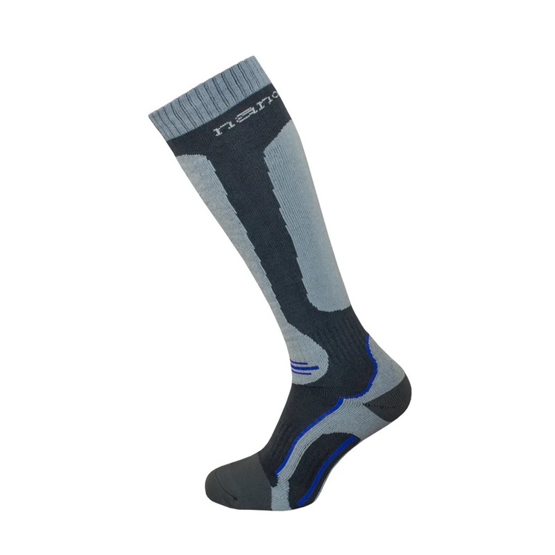 Kniestrümpfe nanosilver® schwarz-grau-blau