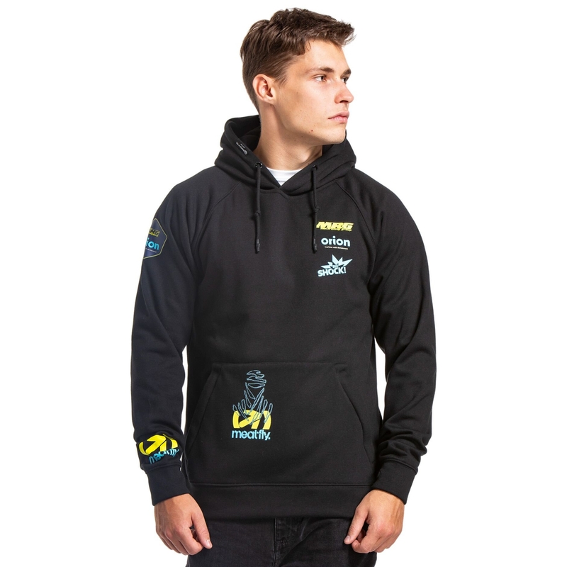 Meatfly Gravel Dakar technisches Sweatshirt schwarz