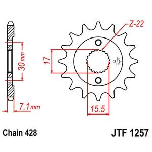 Ritzel JT JTF 1257-15 15T, 428
