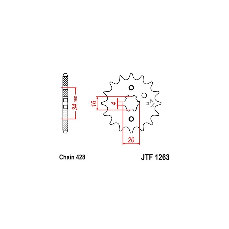 Ritzel JT 17T, 428