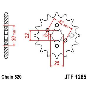 Ritzel JT JTF 1265-13 13T, 520