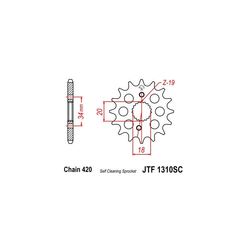 Ritzel JT 15T, 420 Self Cleaning Lightweight