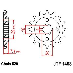 Ritzel JT JTF 1408-15 15T, 520
