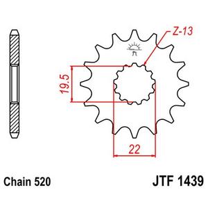 Ritzel JT JTF 1439-12 12T, 520