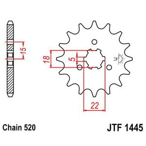 Ritzel JT JTF 1445-11 11T, 520