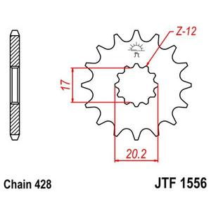 Ritzel JT JTF 1556-12 12T, 428