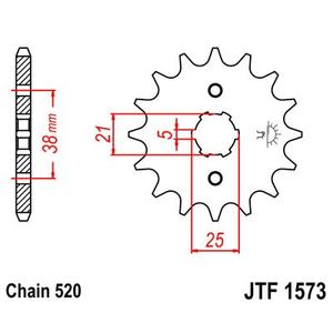 Ritzel JT JTF 1573-14 14T, 520