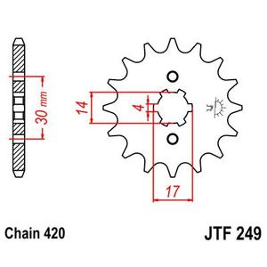 Ritzel JT JTF 249-13 13T, 420
