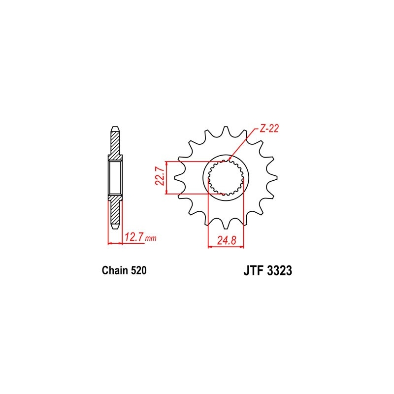 Ritzel JT 22T, 520