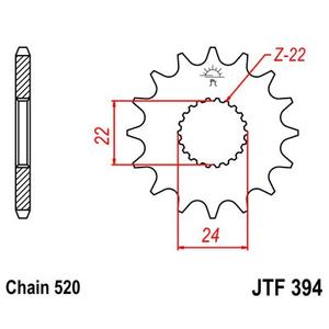 Ritzel JT JTF 394-11 11T, 520