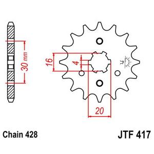 Ritzel JT JTF 417-13 13T, 428
