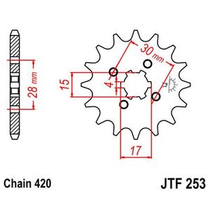 Ritzel JT JTF 253-18 18T, 420