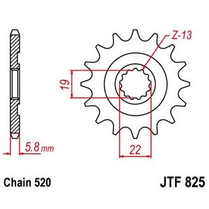 Ritzel JT JTF 825-13 13T, 520