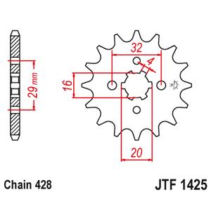 Ritzel JT JTF 1425-15 15T, 428