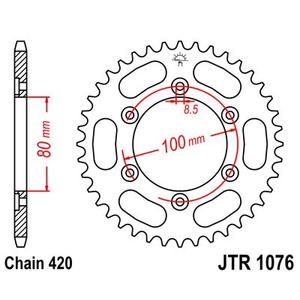 Ketten Rad JT JTR 1076-52 52T, 420