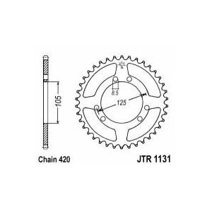 Ketten Rad JT JTR 1131-52 52T, 420