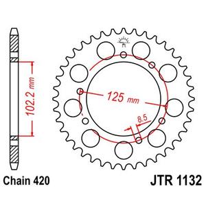 Ketten Rad JT JTR 1132-48 48T, 420