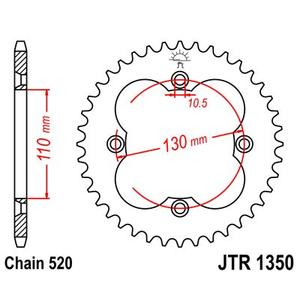 Ketten Rad JT JTR 1350-39 39T, 520