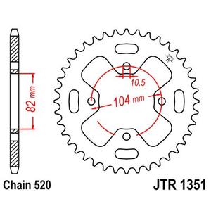 Ketten Rad JT JTR 1351-40 40T, 520