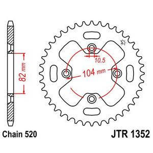 Ketten Rad JT JTR 1352-40 40T, 520